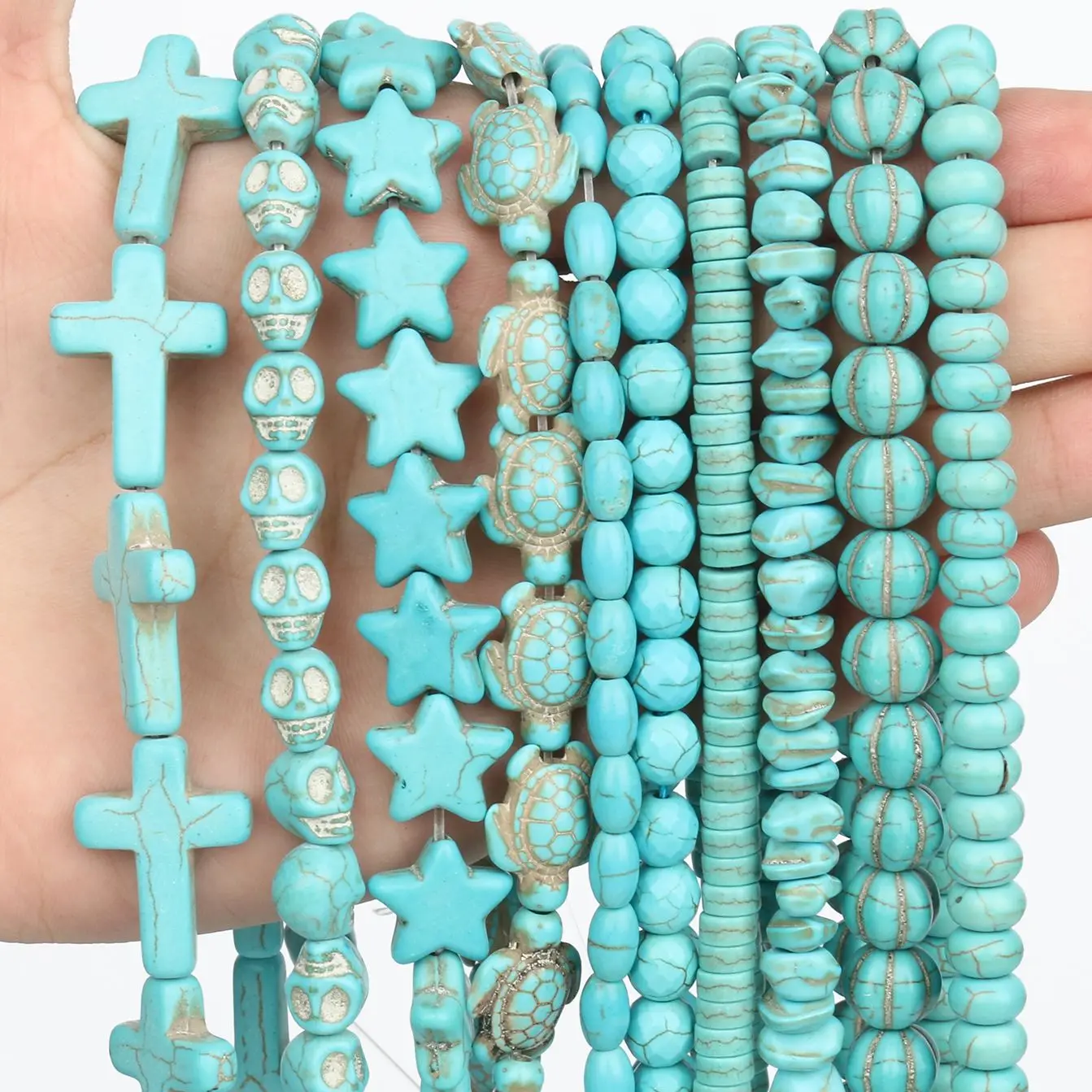 _ Сердце, тыква, черепаха, круглая кожа, свободные разделительные бусины, фотобраслет 15'