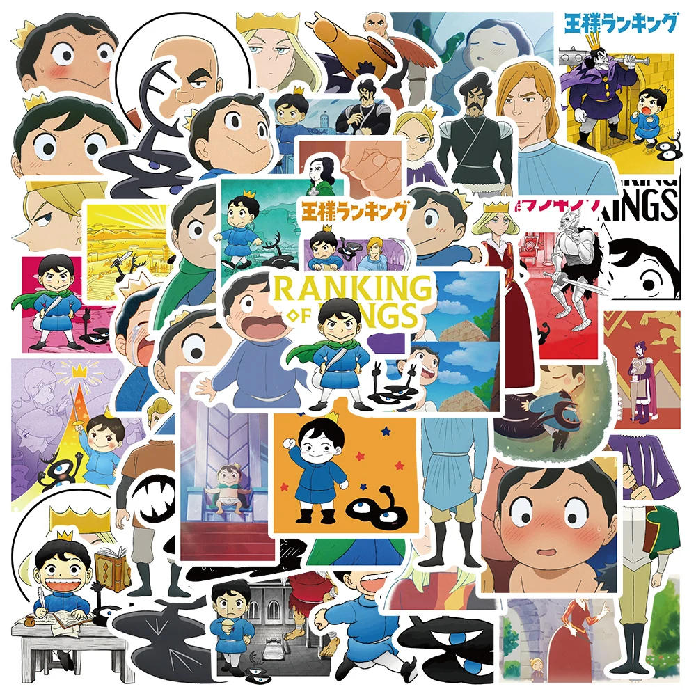 

50pcs Anime Prince Cute Little Fresh Stickers DIY Luggage Laptop Bicycle Skateboard Waterproof PVC Graffiti Kid's Stickers