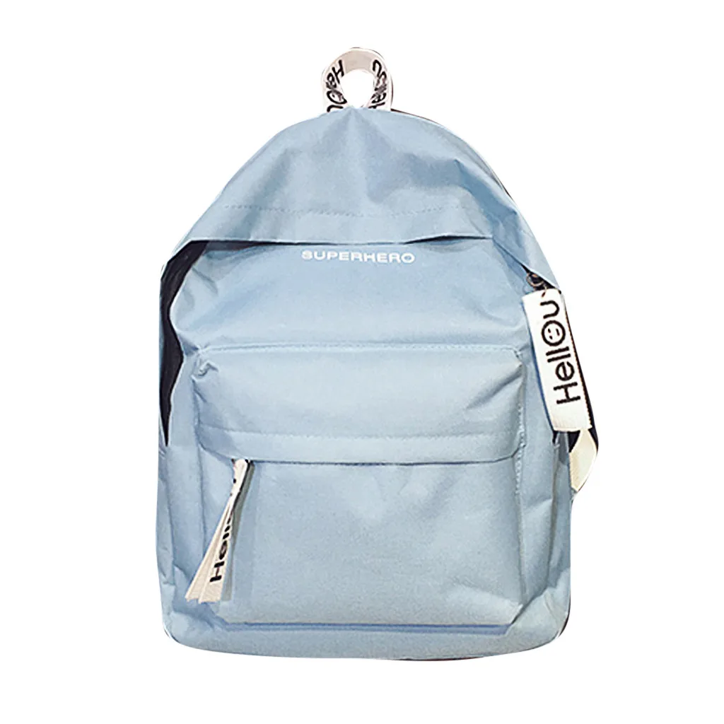 OCARDIAN школьный рюкзак для девочек сумка через плечо подростков пар Одноцветный