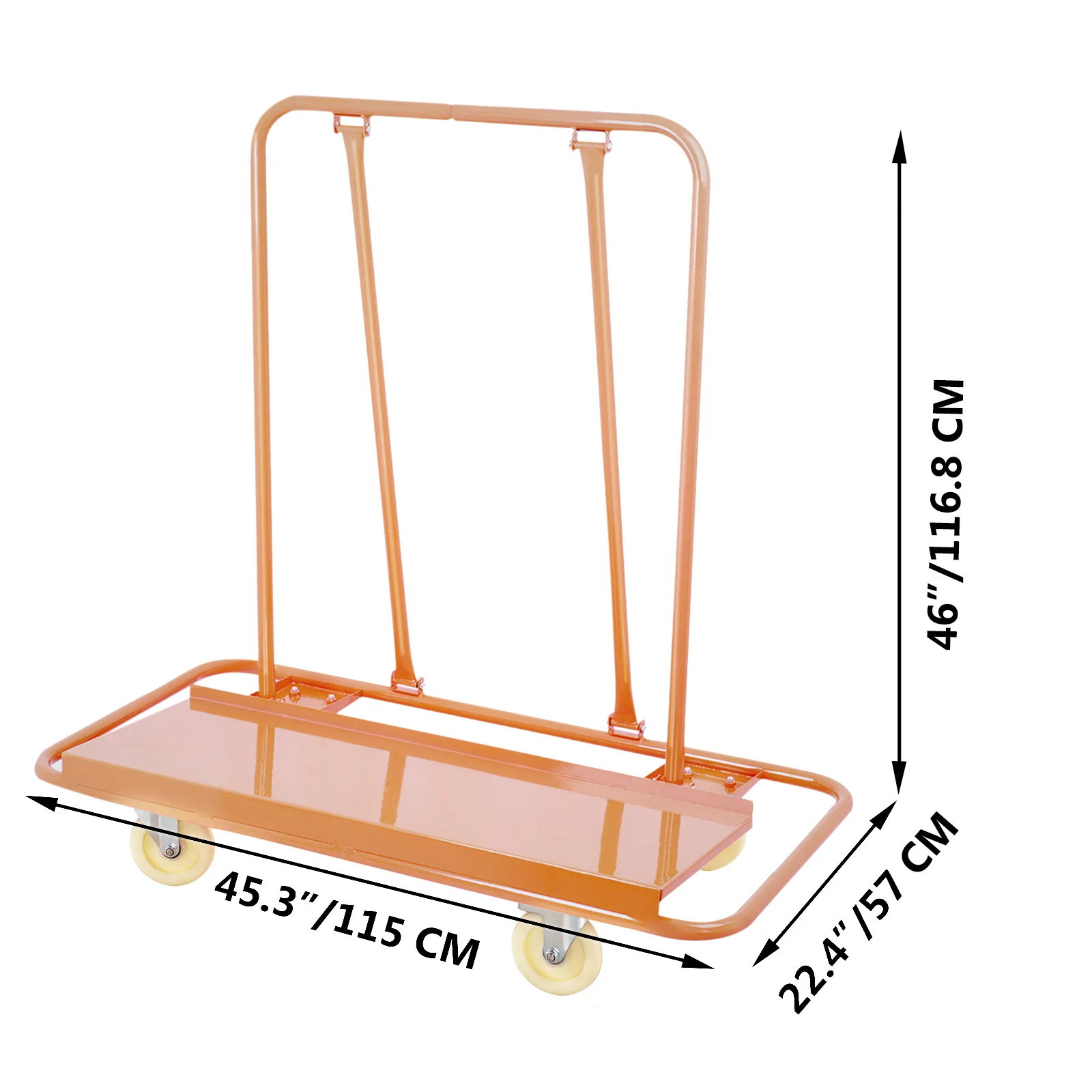 Профессиональная тележка для гипсокартона VEVOR фунтов обработки настенной панели