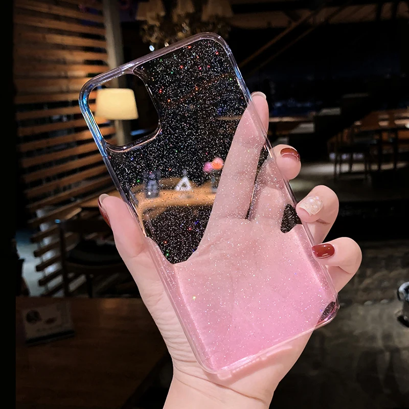 Серебристый розовый блестящий чехол для Samsung Galaxy A51 A71 A81 A91A50 A30 A20 A10 A70 A40 A80 A60 A90 A50s