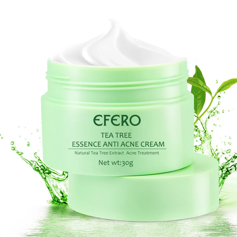 Anti-Acne Treatment Face Cream Tea Tree Serum Anti Acne Scar Removal Skin Care Whitening Repair Pimple Remove TSLM1 | Красота и