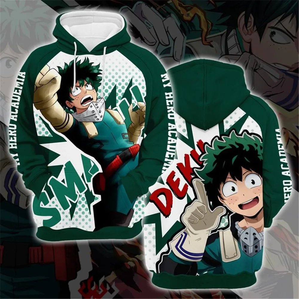 Толстовка с капюшоном My Hero моя геройская Академия мидория Izuku химико Тога Косплей