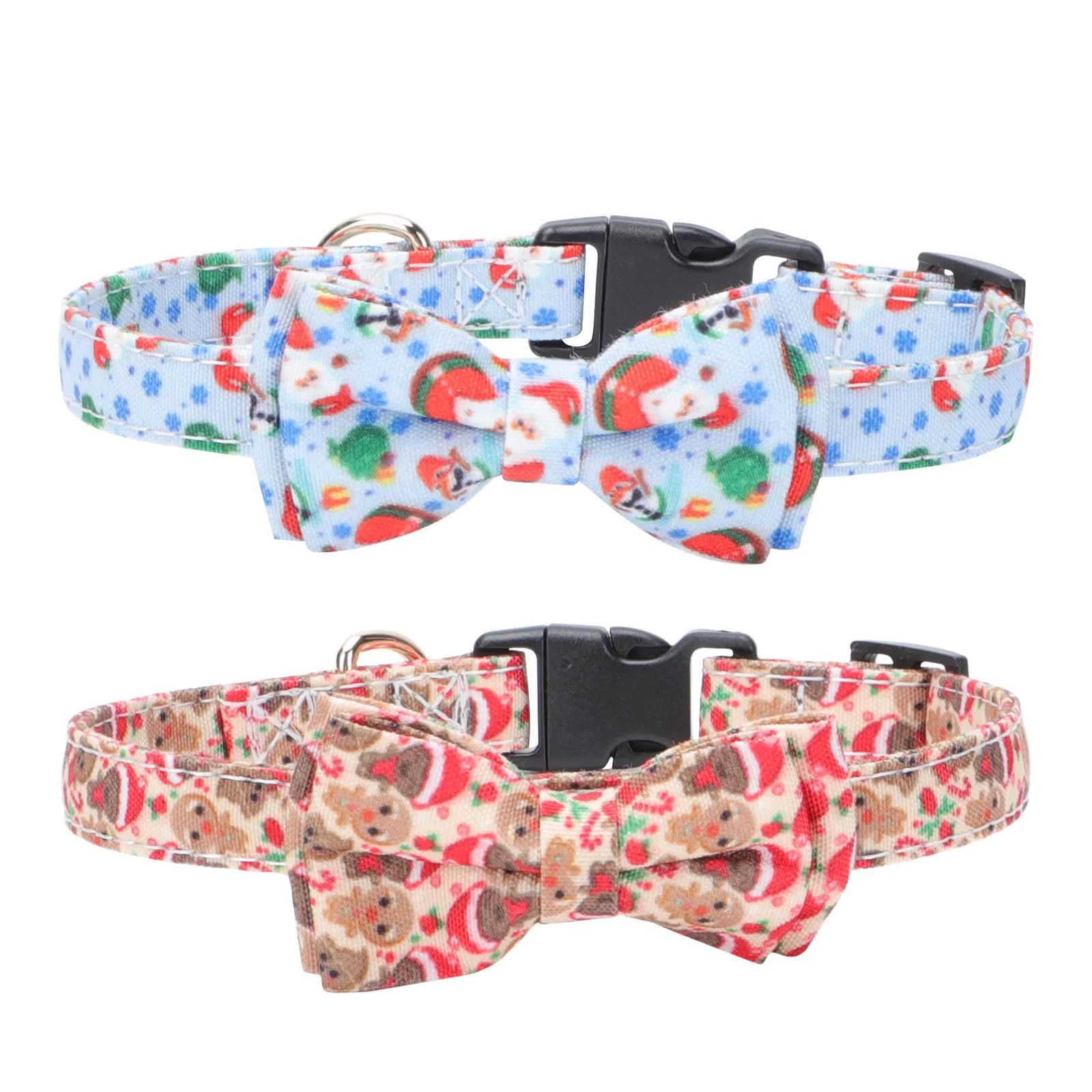 

2pcs Adjustable Cat Collars Bow Tie Fashion Pet Collars Pet Decor Accessories