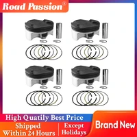 road passion 1 4 sets motorcycle parts piston rings kit 7676 5mm for honda cbr1000 2008 2016