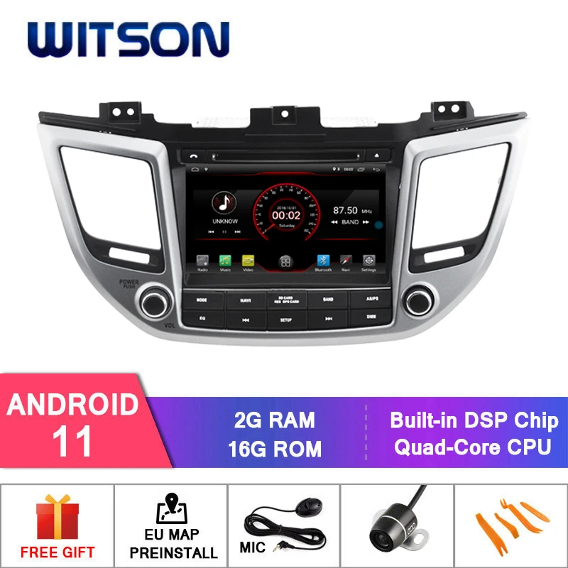 Автомобильный мультимедийный плеер WITSON DVD-проигрыватель на Android 10 с GPS для HYUNDAI IX35