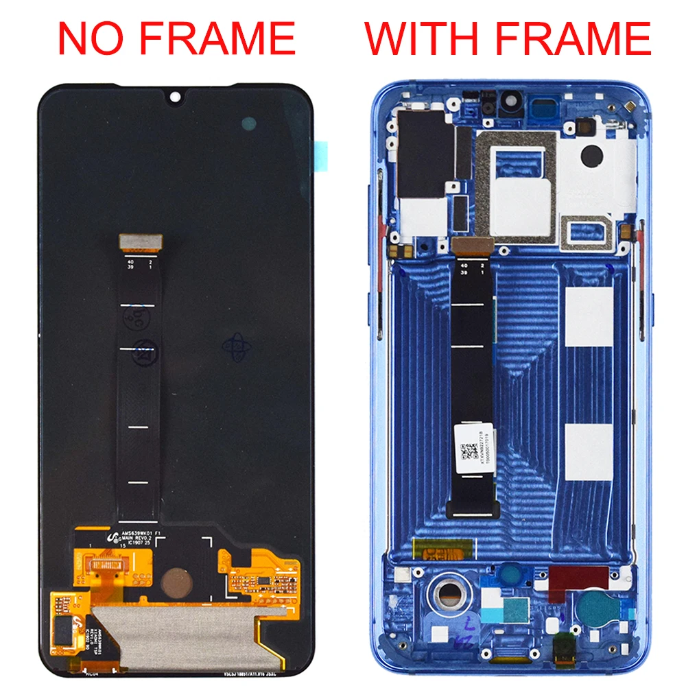Оригинальный сменный ЖК-дисплей 6 39 дюйма для Xiaomi Mi9 дигитайзер сенсорного экрана