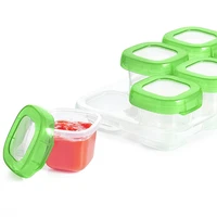 baby blocks food storage containers kids tableware sealed box portable children snack container reusable with tray