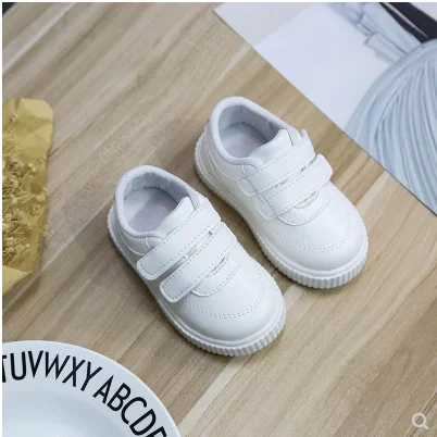 kids sneakers boys shoes girls trainers Children leather white black school pink casual shoe flexible sole fashion | Детская одежда и