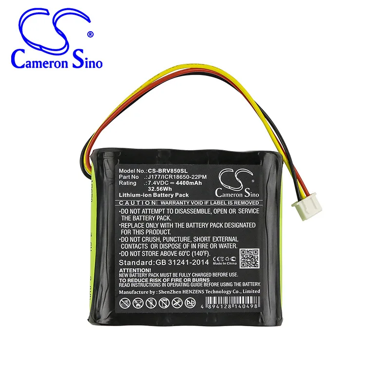 

CameronSino for BRAVEN 850 BRV-HD KLIPSCH KMC1 AE18650CM1-22-2P2S J177/ICR18650-22PM battery