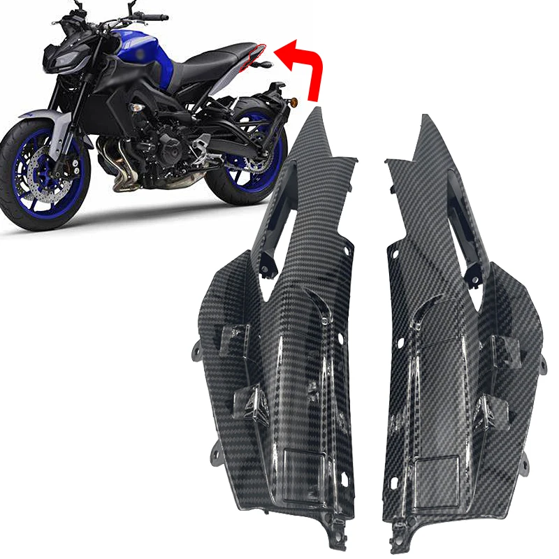 Для YAMAHA MT-09 MT09 MT 09 2017 2018 2019 2020 углеродное волокно окрашенный задний хвост внутри