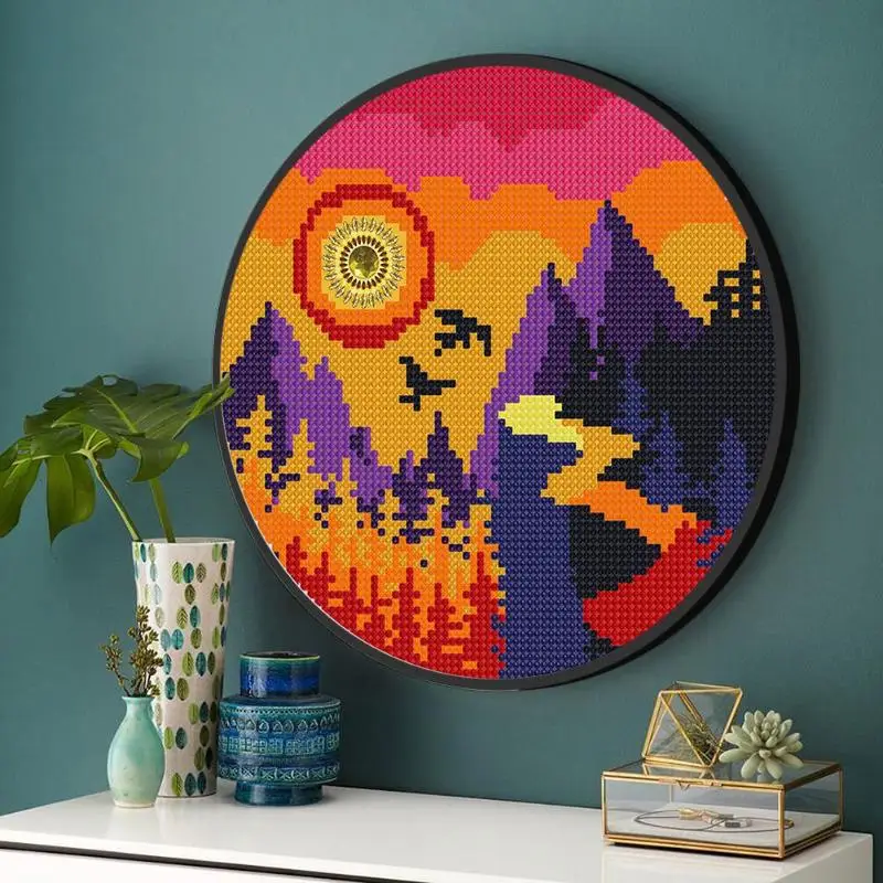 DIY Sun набор Подвески с кисточками алмазная живопись шеврон доска ПВХ смола Лак Блеск специальная форма полный дрель домашний декор