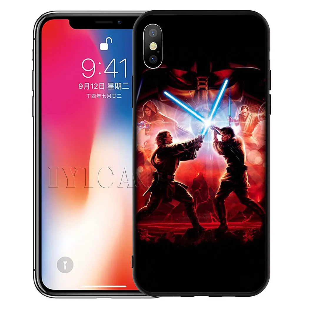 3 IYICAO Звездные войны комикс Дарт Мягкий силиконовый чехол для iPhone 11 Pro Max XR X XS Max 6 6S 7 8 Plus 5 5S SE чехол для телефона - Цвет: 3