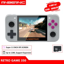 ANBERNIC RG350 ips Ретро игры 350 видео игры обновление игровой консоли 64 бит opendingux 3,5 дюймов 2500+ игры RG350 PS1 эмуляторы 16G