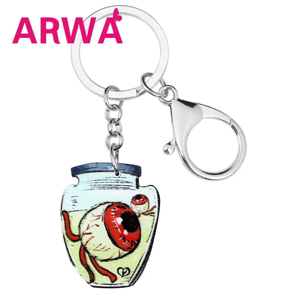 Акриловый брелок ARWA для женщин и мужчин большая Длинная подвеска с рисунком