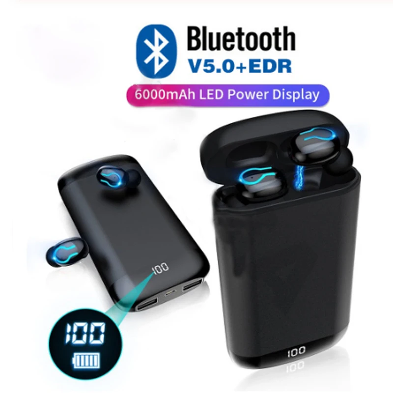 Q66 наушники вкладыши TWS Bluetooth 5 0 беспроводной водонепроницаемый спортивные с