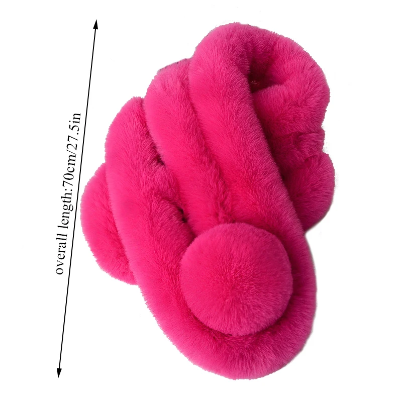 

Women Winter Warm Shawl Fashion Thicken Comfortable Women Scarf Women Accessories Winter Skin-friendly Shawl Plush Scarfs