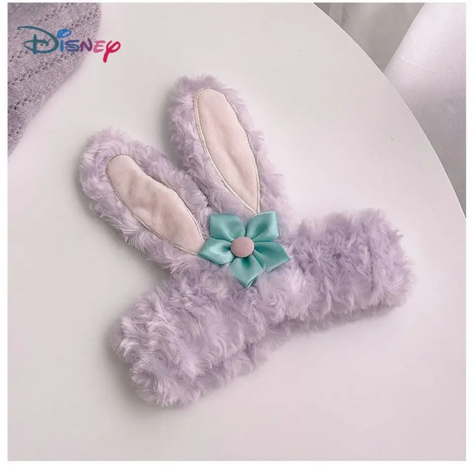 

Disney StellaLou Hairband Wash Face Hair Holder Hairbands Soft Warm Cute Cartoon Mickey Minnie Hairband christmas