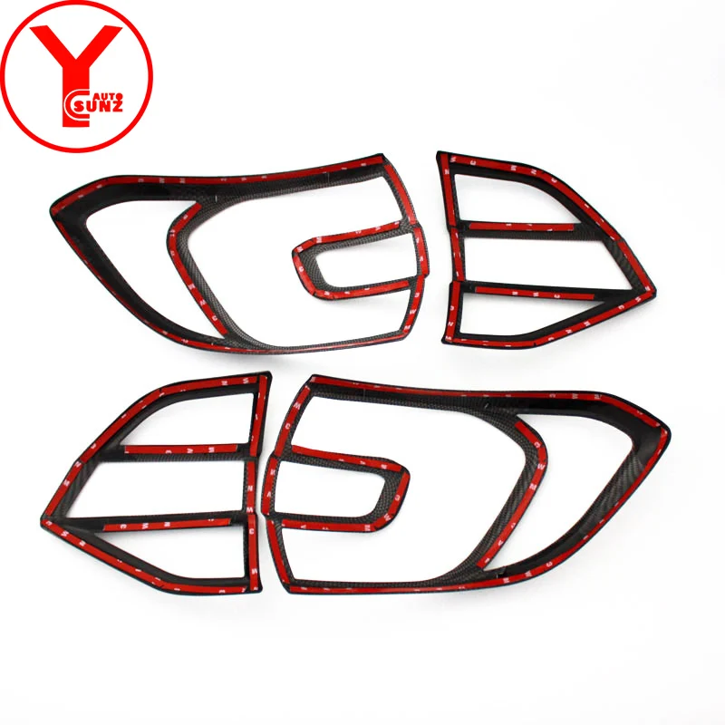 YCSUNZ ABS Запчасти для стайлинга автомобилей УГЛЕРОДНЫЙ Задний фонарь светодиодный