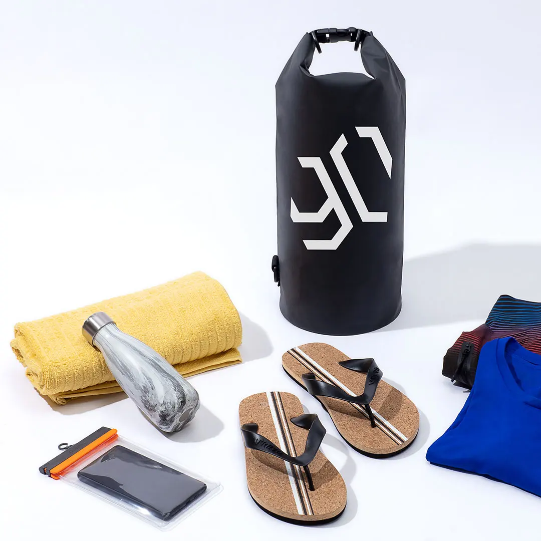 90 Fun Outdoor Waterproof Portable Bucket Bag Women Men 10L Capacity Beach Surfing Travel Shoulder Crossboby 2019 | Багаж и сумки