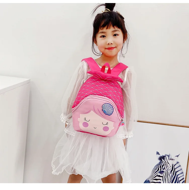 Детские рюкзаки детские школьные сумки для детского сада милые в форме русалки
