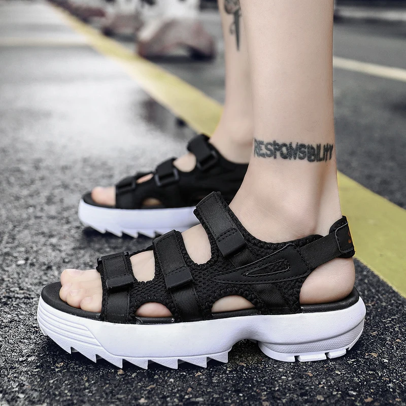 

Rubber Sandals Men Sandalia Masculino Sandalias Hombre Deportivas Sandles For Men Work Sandals Leather Shoes Masculina De Casa