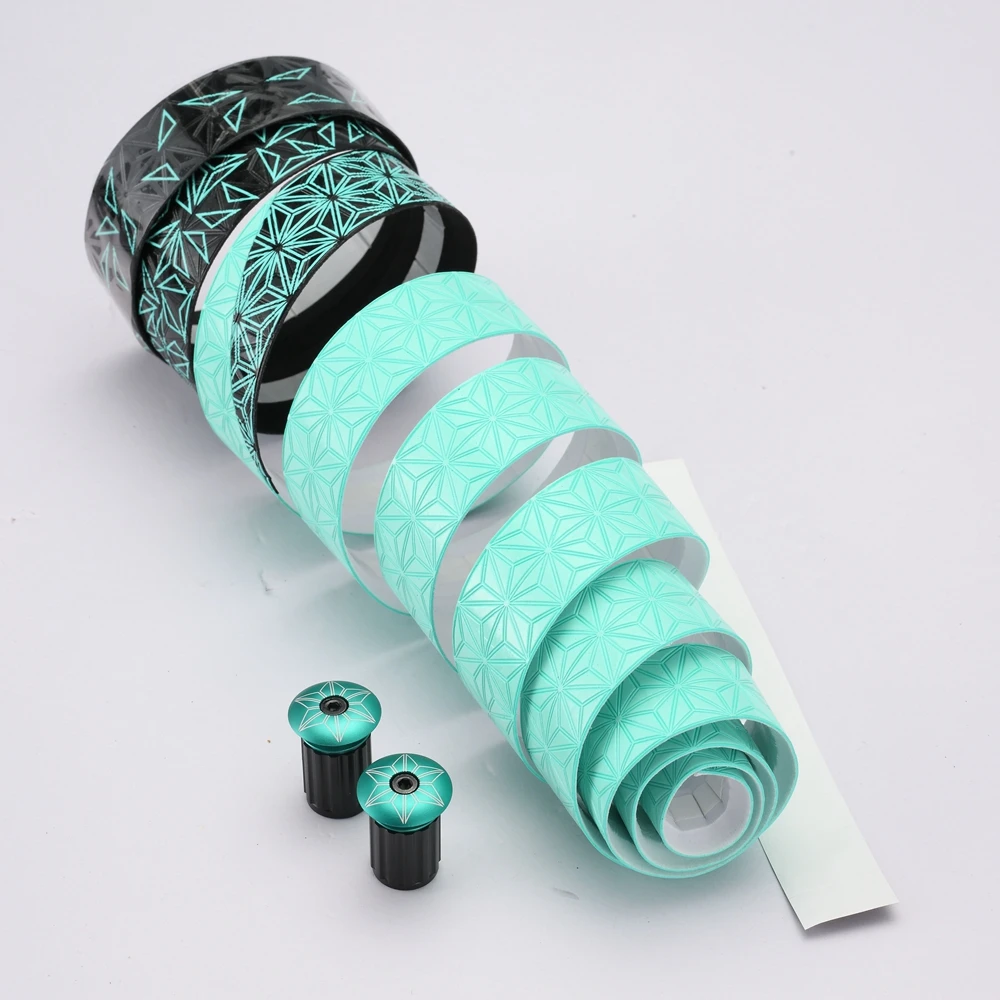 Небесно-голубой Supacaz Super Sticky Kush Galaxy Handlebar Tape - Цвет: Небесно-голубой