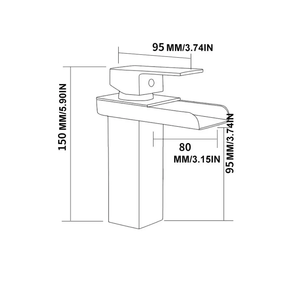 Изготовленный из меди компактный и прочный четырехсторонний смеситель для