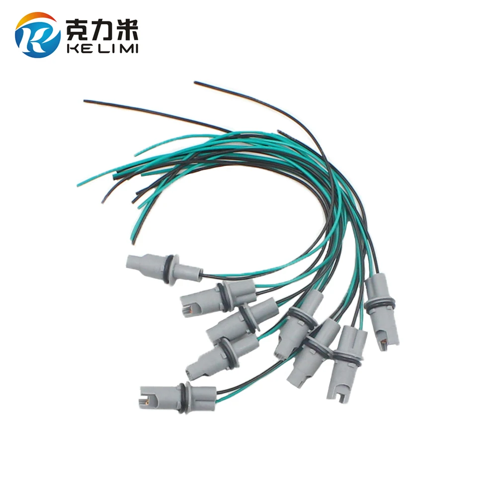 10Pcs T15 T10 168 194 W5W Female Socket Adapter 30cm Extension Wire Socket Wiring Harness Plug Connector For Car T10 LED Bulbs