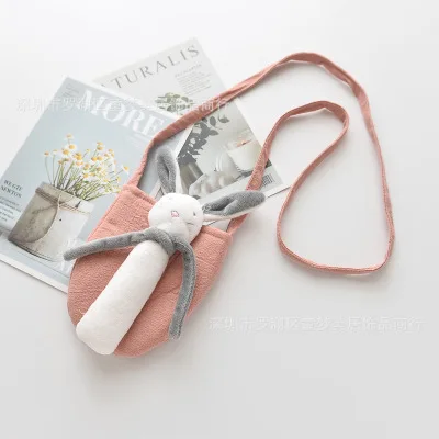 n404-pink Коллекция года, Детская сумочка с рисунком поросенка, милая детская сумка ручной работы, маленькая сумочка с розовым сердцем для маленькой девочки - Цвет: n404-pink