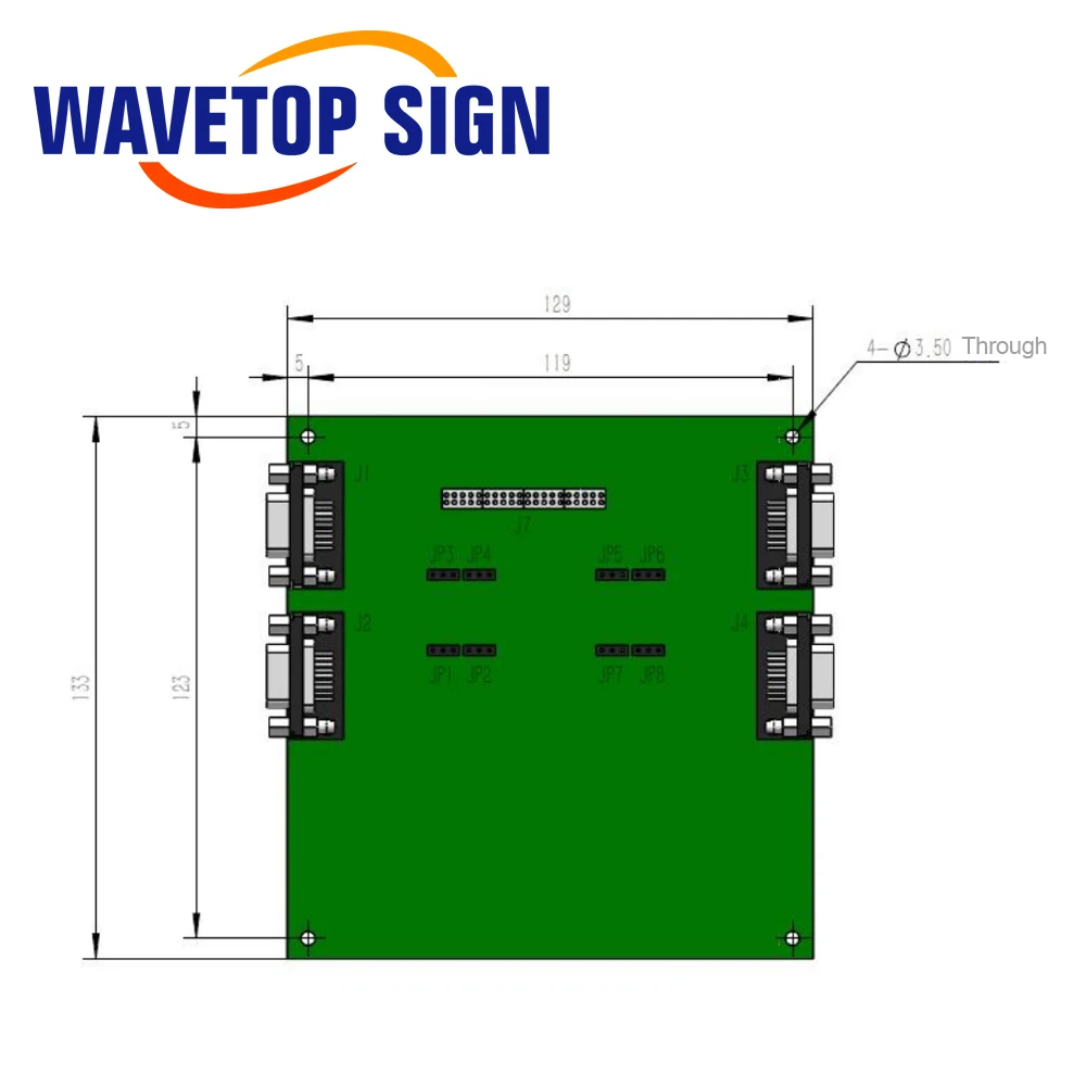 Лазерный контроллер JCZ QCW DLC2 M4 2D/3D + Программное обеспечение EZCAD V3.0 IPG SPI 100 Вт с