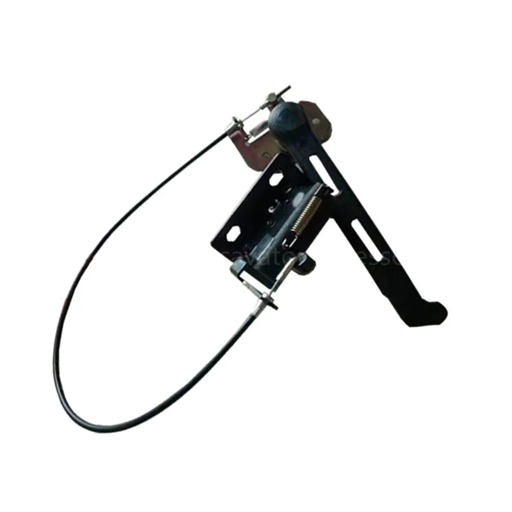 

For Sany SY215-9 305 385-9 Door Suction Lock Reverse Buckle Lock Cylinder Rope Door Lock Cable Excavator Parts