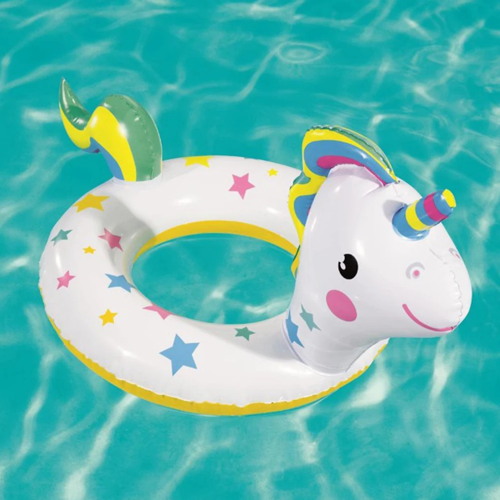 Надувной круг детское плавающее кольцо надувной Единорог бассейн поплавок