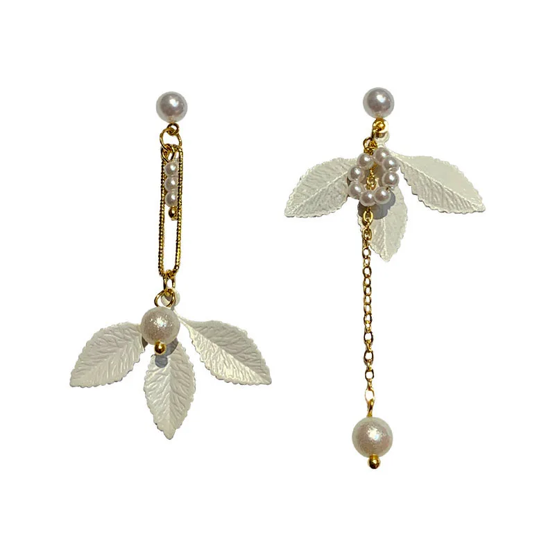 Aretes de mujer, современный стиль, дизайн, большие красные лепестки роз, серьги с кисточками, тренд, темперамент, летние корейские серьги для женщин