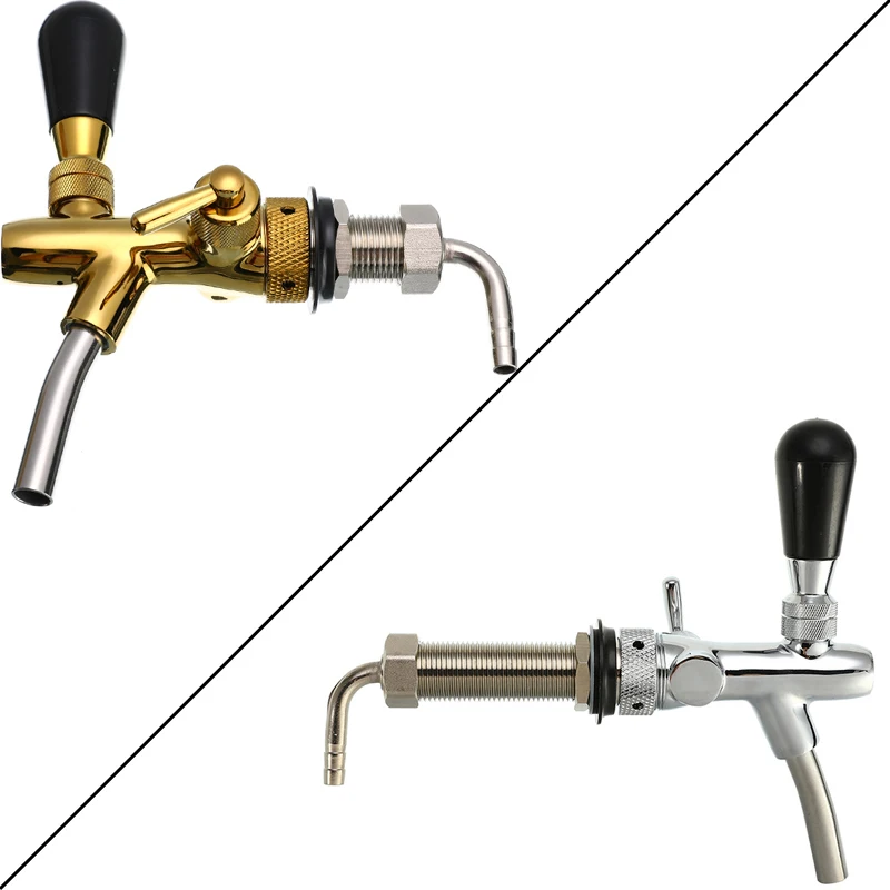 G5/8 пивной кран из нержавеющей стали регулируемый 4 дюйма разливный хвостовик
