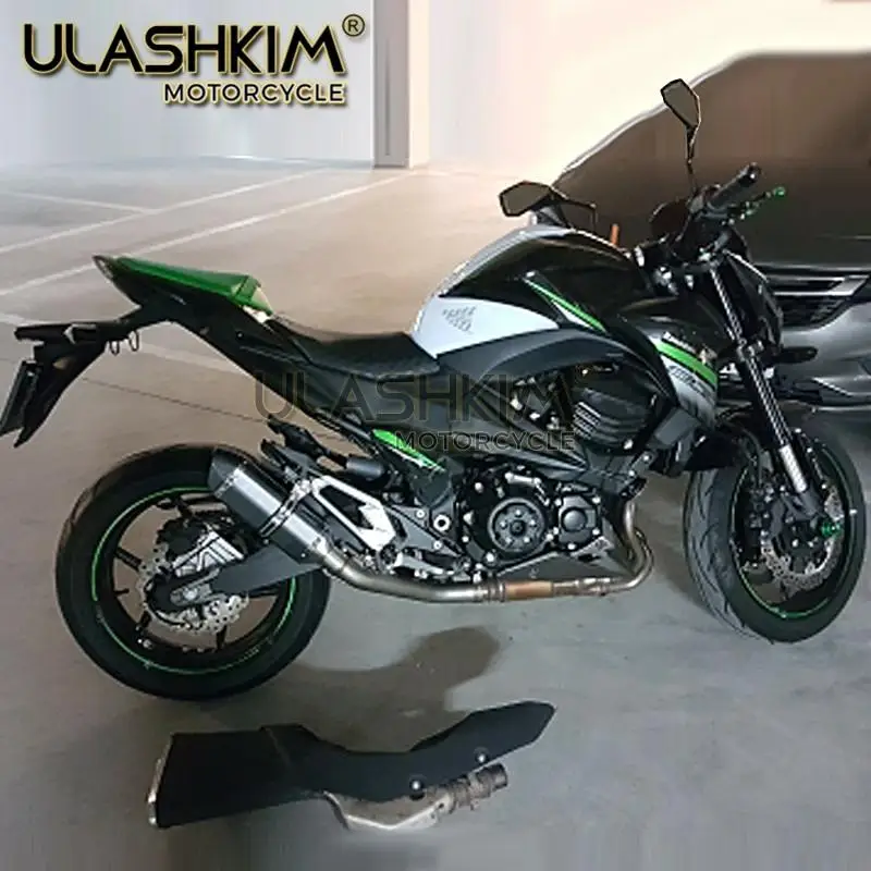 Мотоцикл выхлопной контакт среднего звенья трубы slip-on для KAWASAKI Z800 2013- или Z750 2007