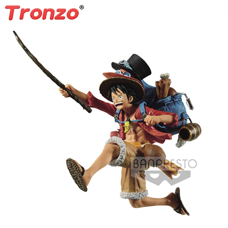

Фигурки героев мультфильма Tronzo D Luffy, Оригинальные фигурки героев Аниме One Piece, Коллекционная модель из ПВХ, игрушки, подарки, статуя