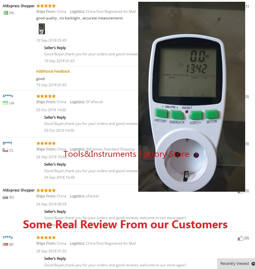 

Digital LCD Energy Meter Wattmeter Wattage Electricity Kwh Power Meter EU French US UK AU Plug Measuring Outlet Power Analyzer