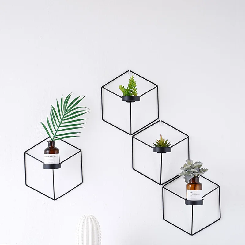 Забавный горячий скандинавский простой геометрический подсвечник современный