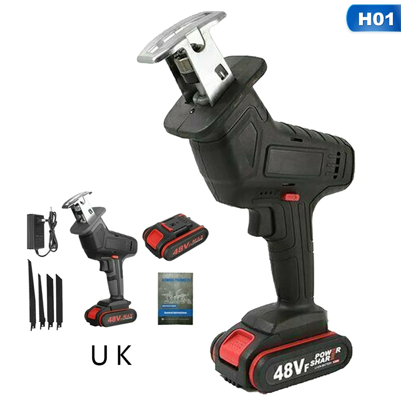 

Portable Adjustable Speed Electric Saw Blade Saw Wood Metal Cutting Electric Saw Household Cordless Handheld Electric Saw