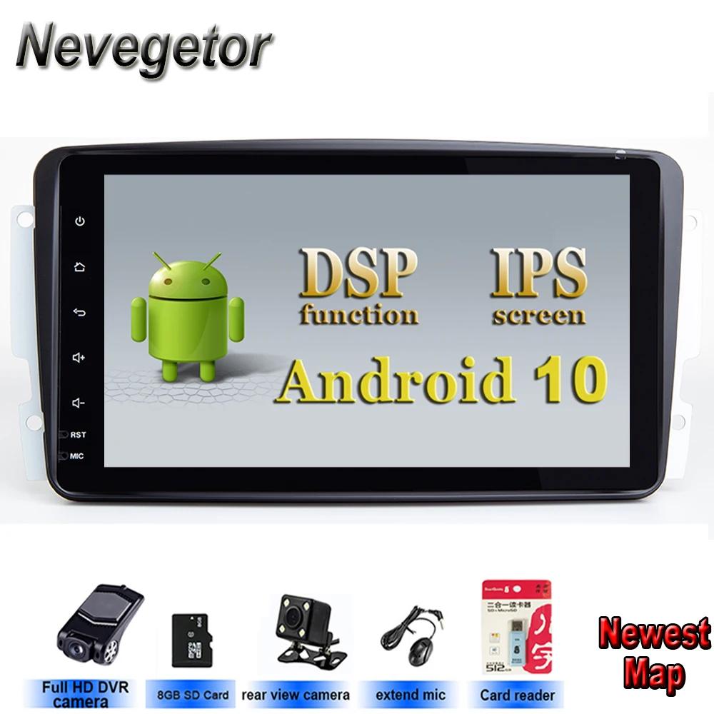 2 din автомобильный DVD gps для Mercedes/Benz Viano Vito W203 W209 C Класс W463 автомобильный dvd-плеер wifi 3g радио Miralink SWC+ 8G Карта