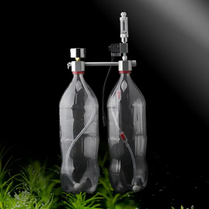

Аквариум DIY CO2 система генератора комплект счетчик пузырей растений диффузор регулятор M68E