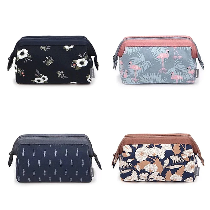 Дорожная косметичка для женщин сумка хранения в виде животного фламинго