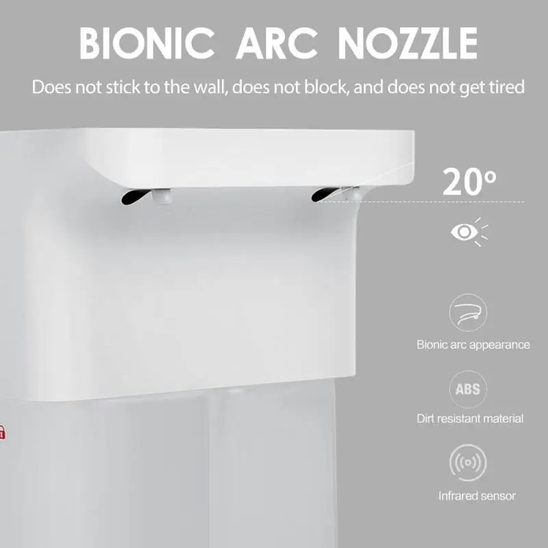 

Induction Soap Dispenser USB Wall-mounted Charging Induction Foamer 2*300 ML Smart Dual-use Soap Dispenser