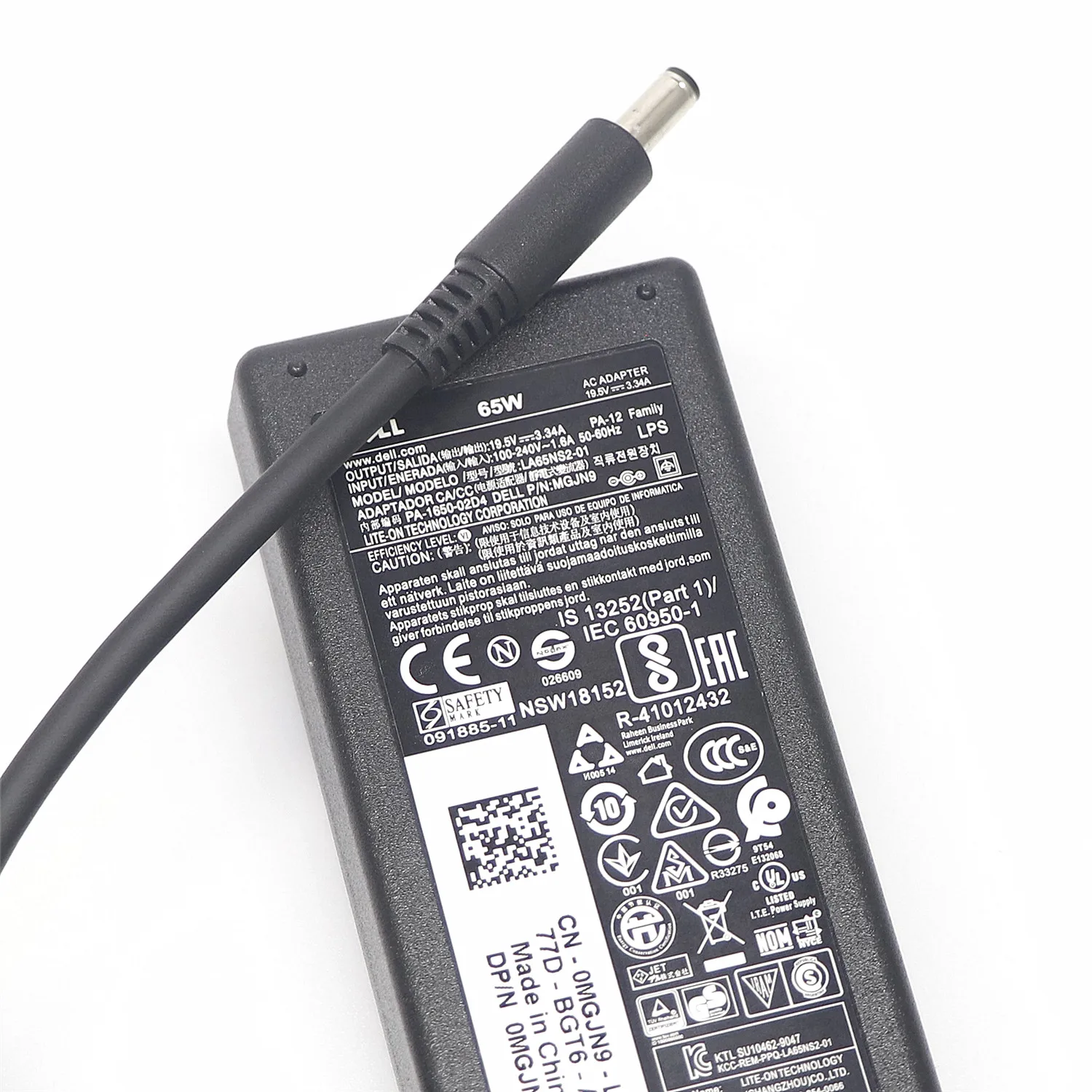 Оригинальный адаптер питания 65 Вт для ноутбука переменного тока зарядное