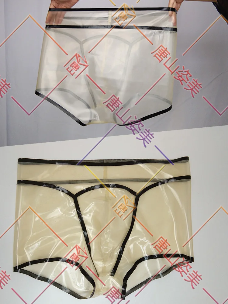 Сексуальное латексное нижнее белье с отделкой прозрачное |