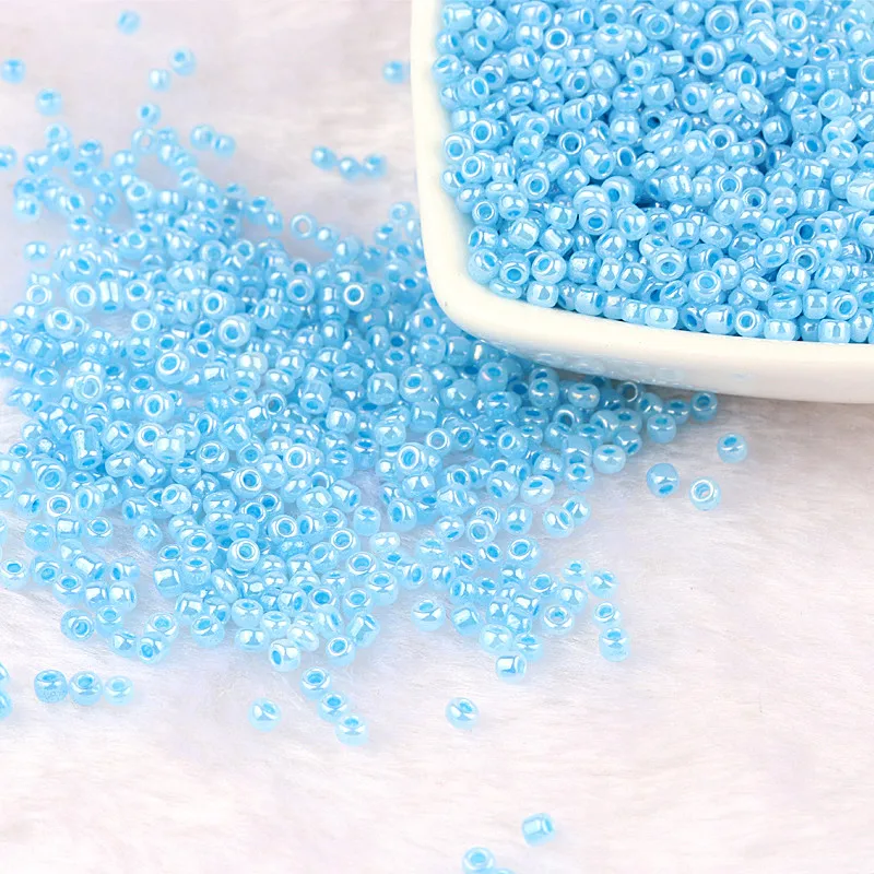 2 мм в диаметре различные Цвет крем Стекло чешские бусины Seedbeads для изготовления