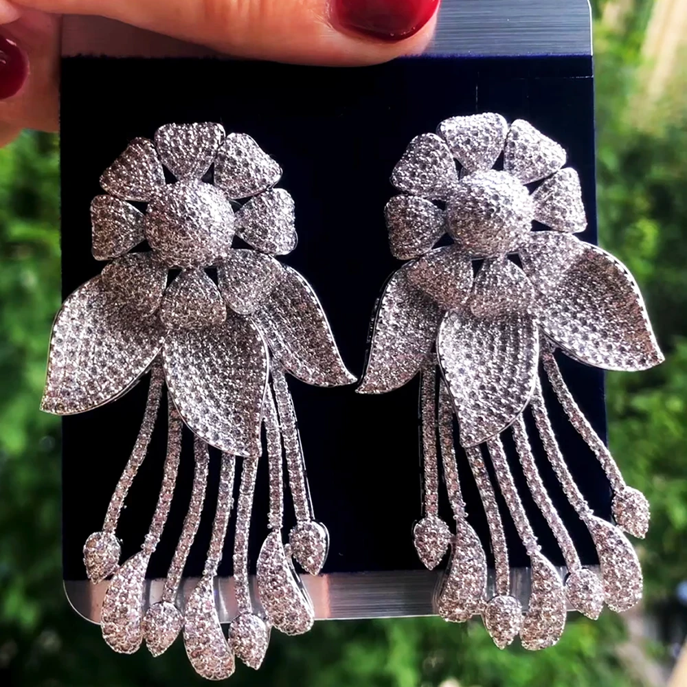 Женские длинные серьги подвески с кисточками 70 мм|Серьги-подвески| |