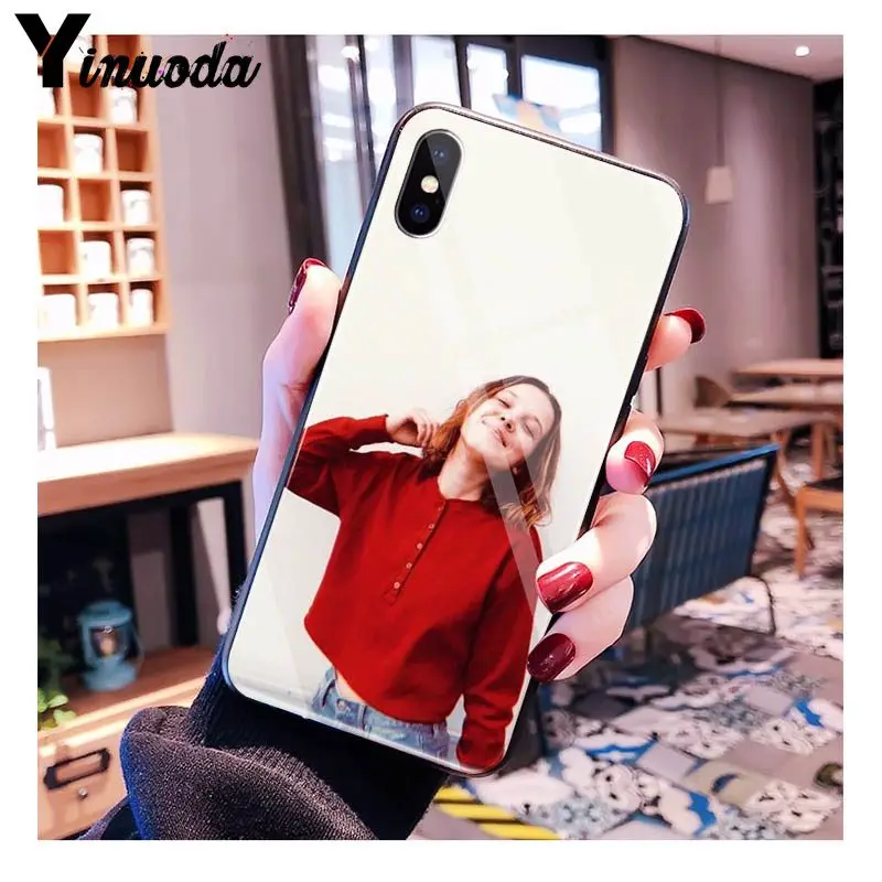 11pro MAX Millie Bobby коричневая Милая Новинка чехол для телефона Fundas Apple iPhone 8 7 6 6S Plus X XS XR