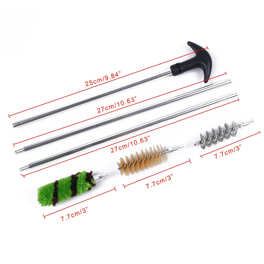 Набор инструментов для чистки ружья 16 калибра 6 шт./компл. щетка из алюминиевого